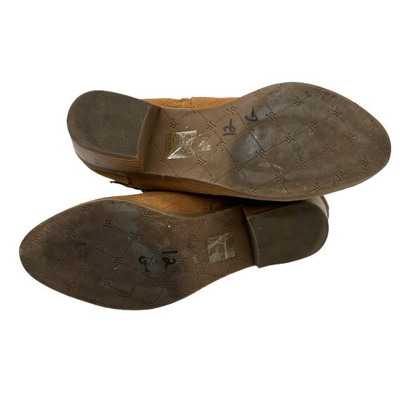 Jack Rogers Kali Tan Suede Bow Bootie Women's Size 6M Good Used Condition - Picture 8 of 9